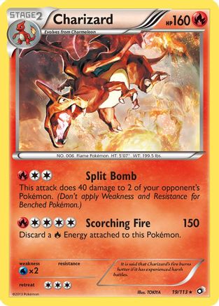 Charizard (19/113) - [BW: Legendary Treasures] Holofoil Pokemon Single Pokémon