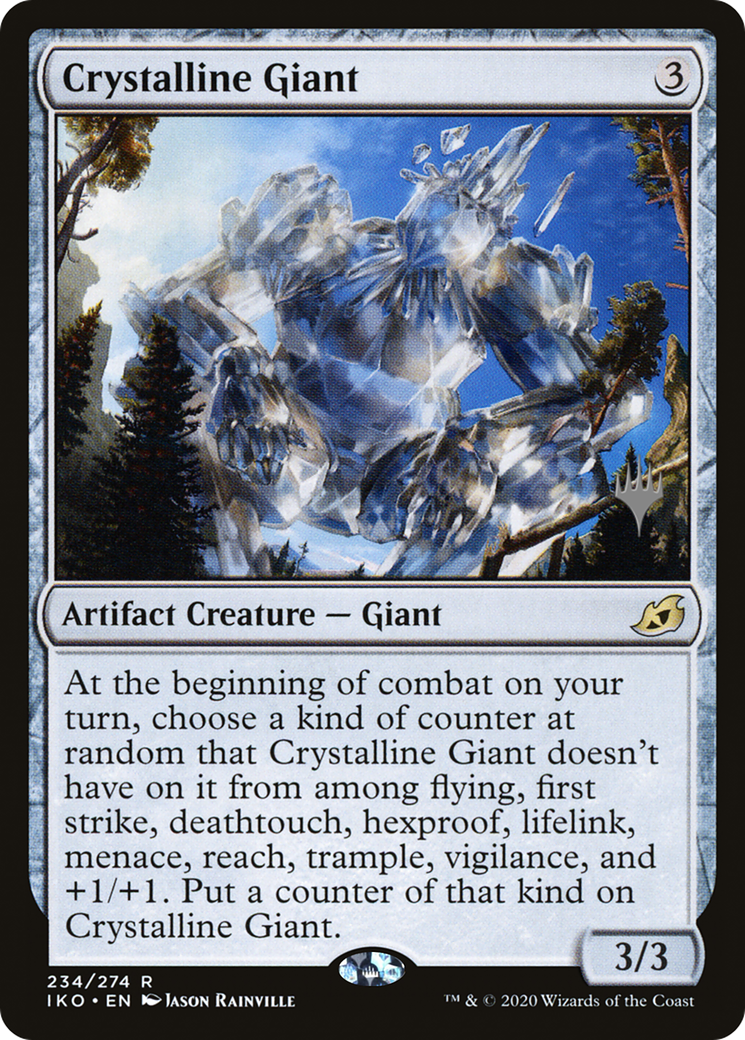 Crystalline Giant (PPIKO-234) [Ikoria: Lair of Behemoths Promos] Foil MTG Single Wizards of the Coast