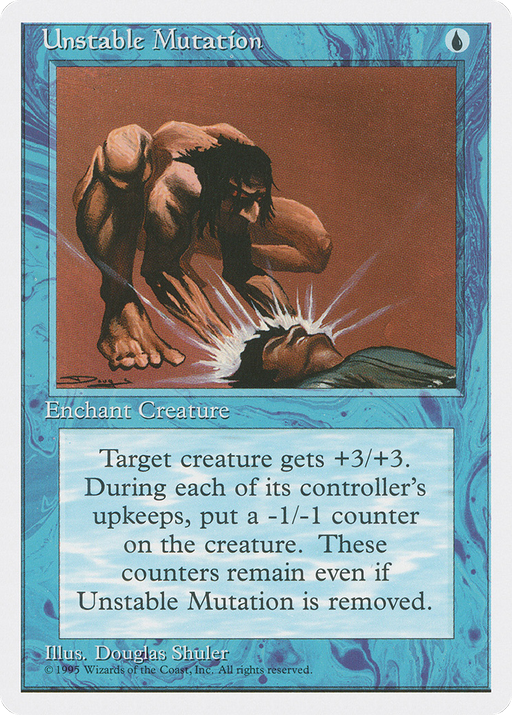 Unstable Mutation (4ED-110) [Fourth Edition] MTG Single Wizards of the Coast