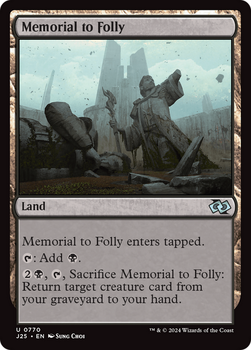 Memorial to Folly (J25-770) [Foundations Jumpstart] MTG Single Wizards of the Coast