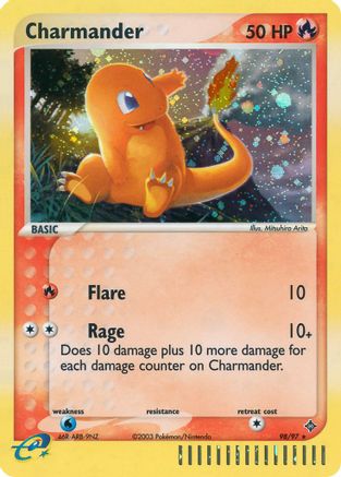 Charmander (/97) Holofoil [EX: Dragon] Pokemon Single Pokémon