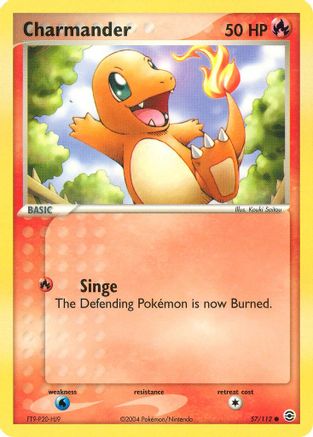 Charmander - 057/112 (57/112) [EX: FireRed & LeafGreen] Pokemon Single Pokémon