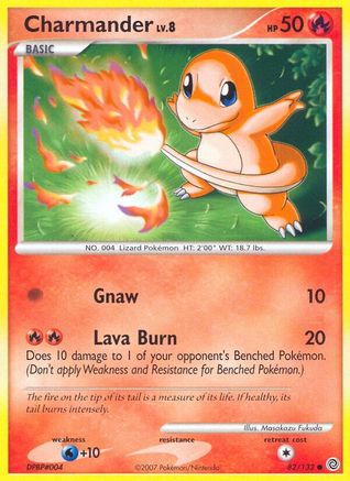 Charmander (82/132) [DP: Secret Wonders] Pokemon Single Pokémon