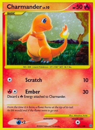 Charmander (/100) Holofoil [DP: Stormfront] Pokemon Single Pokémon