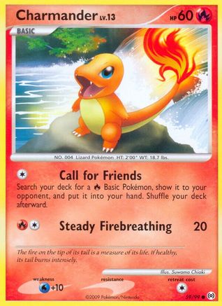 Charmander (59/99) Reverse Holofoil [Platinum: Arceus] Pokemon Single Pokémon