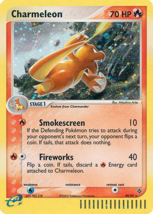 Charmeleon (/97) Holofoil [EX: Dragon] Pokemon Single Pokémon