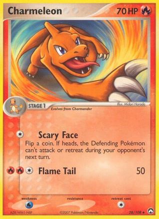 Charmeleon (28/108) Reverse Holofoil [EX: Power Keepers] Pokemon Single Pokémon