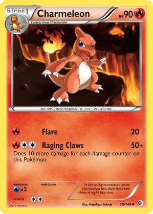 Charmeleon (/149) [BW: Boundaries Crossed] Pokemon Single Pokémon