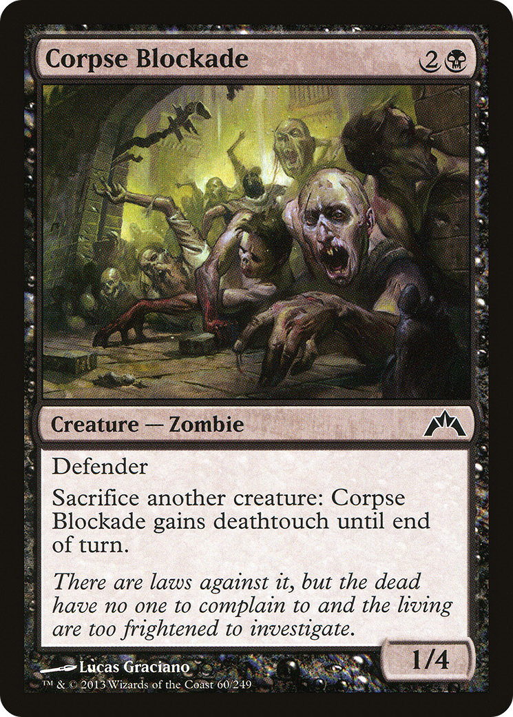 Corpse Blockade (GTC-060) [Gatecrash] MTG Single Wizards of the Coast