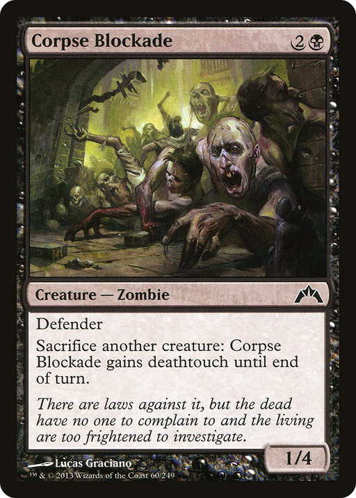 Corpse Blockade (GTC-060) [Gatecrash] MTG Single Wizards of the Coast