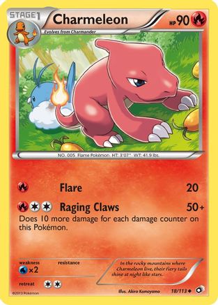 Charmeleon (18/113) [BW: Legendary Treasures] Pokemon Single Pokémon