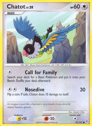 Chatot (/147) [Platinum: Supreme Victors] Pokemon Single Pokémon