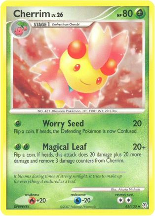 Cherrim (45/130) Reverse Holofoil [DP: Base Set] Pokemon Single Pokémon