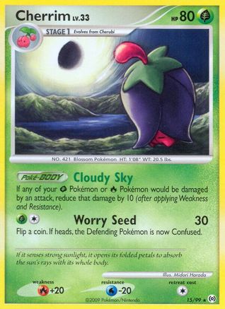 Cherrim (15/99) Reverse Holofoil [Platinum: Arceus] Pokemon Single Pokémon