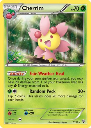 Cherrim (/135) Reverse Holofoil [BW: Plasma Storm] Pokemon Single Pokémon