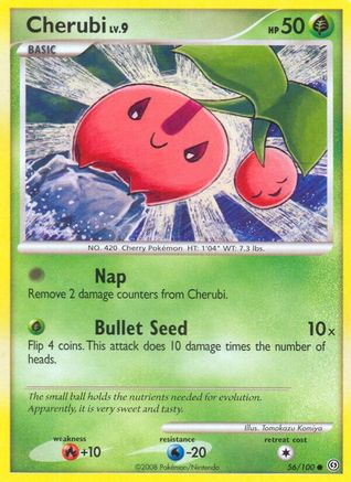 Cherubi (56/100) Reverse Holofoil [DP: Stormfront] Pokemon Single Pokémon