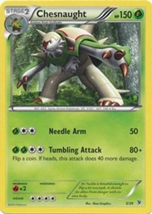Chesnaught (/39) [XY: Kalos Starter Set] Pokemon Single Pokémon