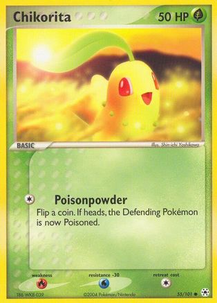 Chikorita (/101) [EX: Hidden Legends] Pokemon Single Pokémon