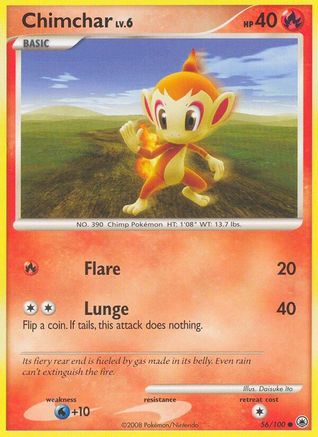 Chimchar (56) (/100) [DP: Majestic Dawn] Pokemon Single Pokémon