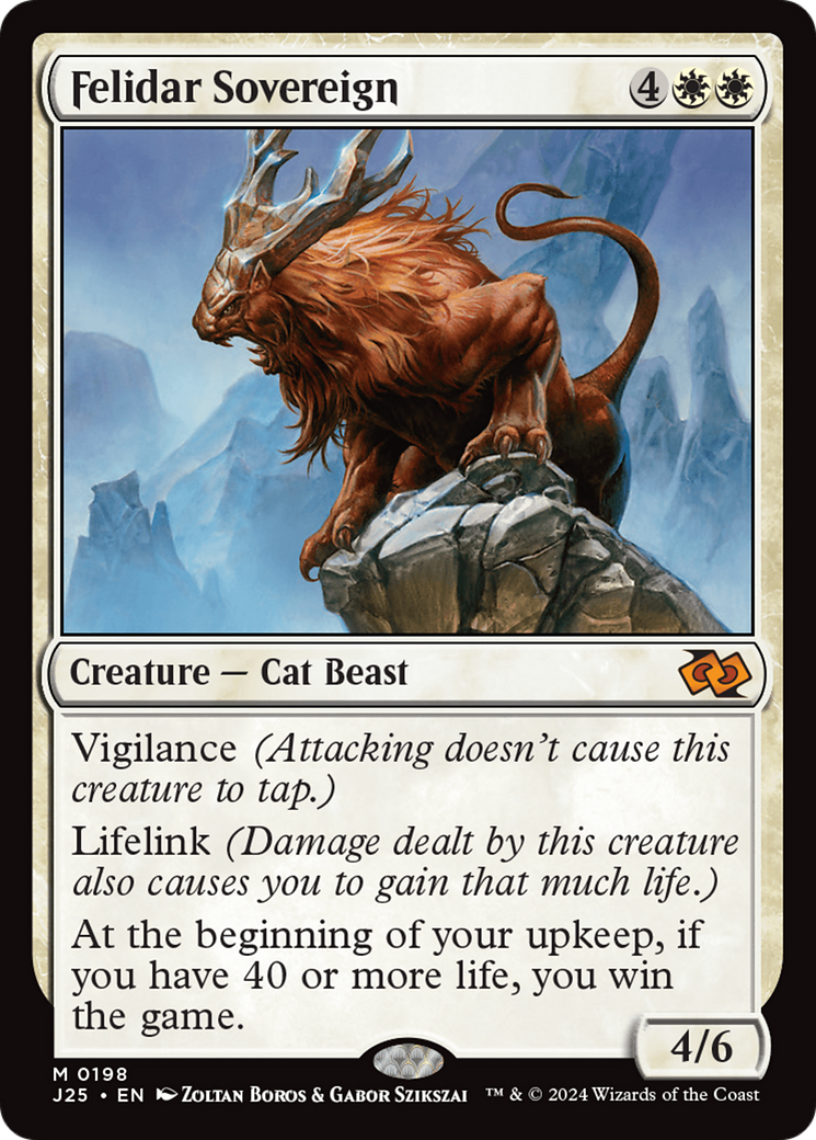 Felidar Sovereign (J25-198) [Foundations Jumpstart] MTG Single Wizards of the Coast