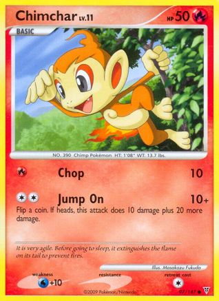 Chimchar (/147) Reverse Holofoil [Platinum: Supreme Victors] Pokemon Single Pokémon