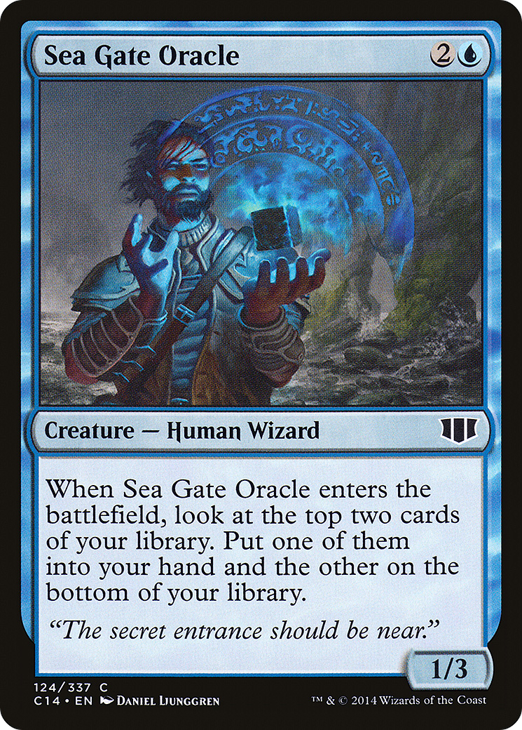 Sea Gate Oracle (C14-124) [Commander 2014] MTG Single Wizards of the Coast
