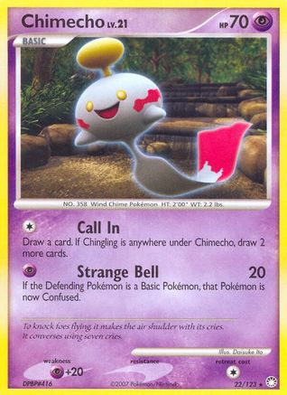 Chimecho (/123) [DP: Mysterious Treasures] Pokemon Single Pokémon