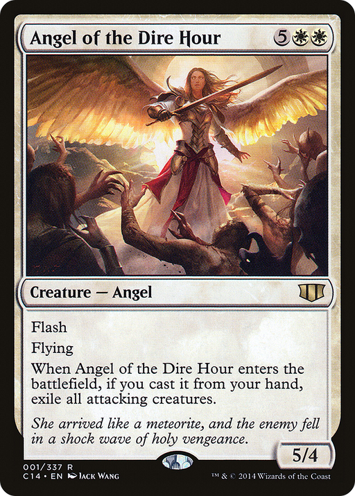 Angel of the Dire Hour (C14-001) [Commander 2014] MTG Single Wizards of the Coast