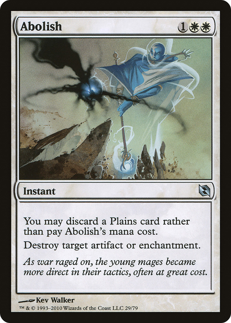 Abolish (DDF-029) [Misc] Duel Decks: Elspeth vs. Tezzeret MTG Single Wizards of the Coast