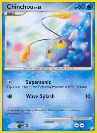 Chinchou (87) (/146) [DP: Legends Awakened] Pokemon Single Pokémon