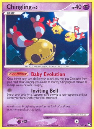 Chingling (42/123) [DP: Mysterious Treasures] Pokemon Single Pokémon