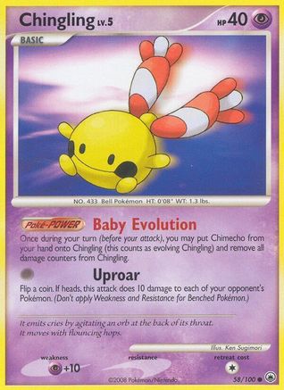 Chingling (58/100) [DP: Majestic Dawn] Pokemon Single Pokémon