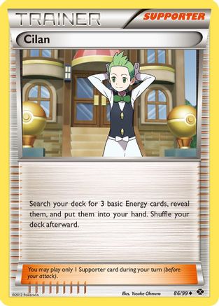 Cilan (86/99) [BW: Next Destinies] Pokemon Single Pokémon