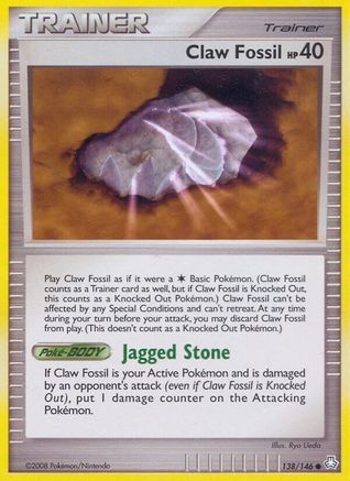 Claw Fossil (/146) [DP: Legends Awakened] Pokemon Single Pokémon