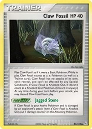 Claw Fossil (/110) [EX: Holon Phantoms] Pokemon Single Pokémon