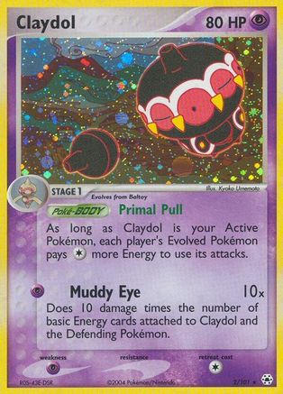 Claydol - 2/101 (/101) Holofoil [EX: Hidden Legends] Pokemon Single Pokémon