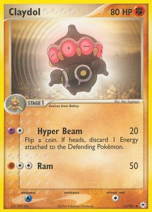 Claydol - 31/101 (/101) Reverse Holofoil [EX: Hidden Legends] Pokemon Single Pokémon