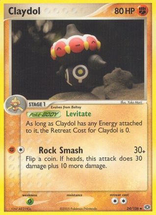 Claydol (/106) [EX: Emerald] Pokemon Single Pokémon
