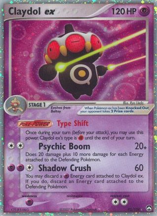Claydol ex (/108) Holofoil [EX: Power Keepers] Pokemon Single Pokémon