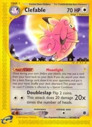 Clefable (41/165) [Vintage: Expedition] Pokemon Single Pokémon