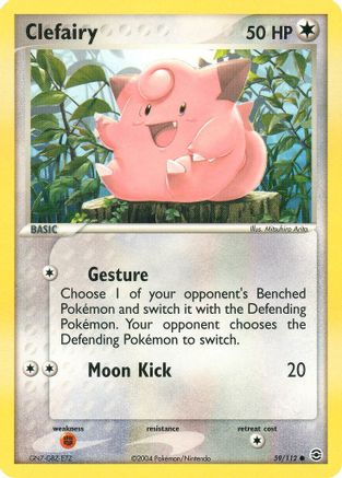 Clefairy (59/112) - [EX: FireRed & LeafGreen] Reverse Holofoil Pokemon Single Pokémon