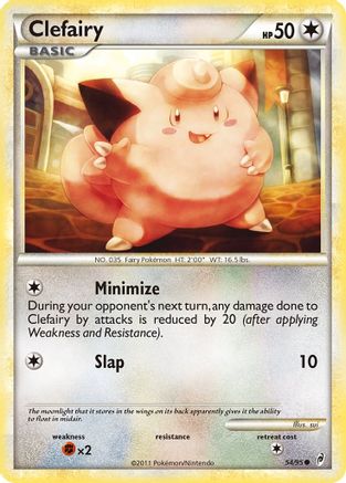 Clefairy (54/95) [HGSS: Call of Legends] Pokemon Single Pokémon