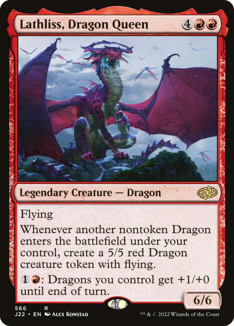 Lathliss, Dragon Queen (J22-566) [Jumpstart 2022] MTG Single Wizards of the Coast
