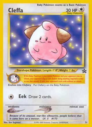 Cleffa (31/53) [Promos: WoTC Promo] Pokemon Single Pokémon