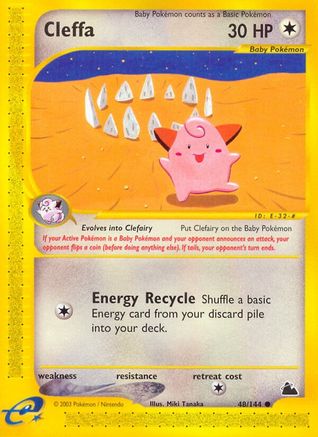 Cleffa (/144) [Vintage: Skyridge] Pokemon Single Pokémon