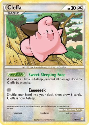 Cleffa (17/123) [HGSS: Base Set] Pokemon Single Pokémon