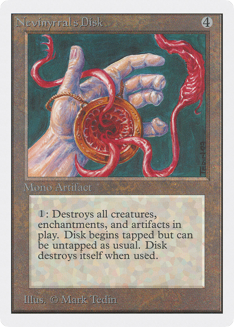 Nevinyrral's Disk (2ED-267) [Oldschool] Unlimited Edition MTG Single Wizards of the Coast