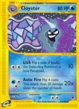Cloyster (42) (/165) [Vintage: Expedition] Pokemon Single Pokémon