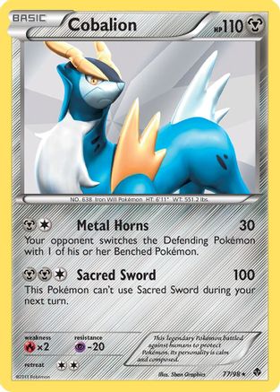 Cobalion (/98) Holofoil [BW: Emerging Powers] Pokemon Single Pokémon