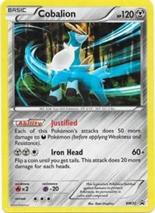 Cobalion - BW72 (/101) Holofoil [Promos: BW Promos] Pokemon Single Pokémon